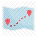 Map Travel Camping Icon