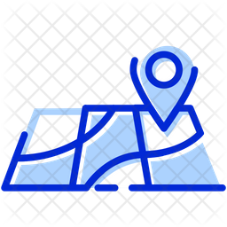 Map Icon - Download in Dualtone Style