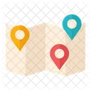 Map Camping Map Traveling Map Icon