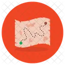 Map Route Navigation Icon