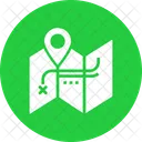 Map Trail Navigation Icon