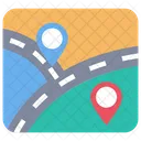 Map Road Route Icon