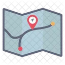 Map Pin Route Icon