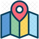 Paper Map  Icon
