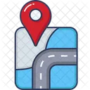 Map Navigation Pin Icon