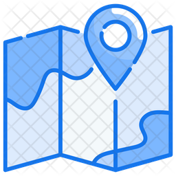 Map Icon - Download in Dualtone Style