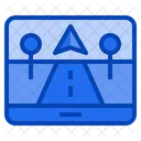 Gps Tablet Navigation Direction Guide Icon
