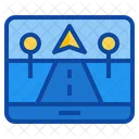 Gps Tablet Navigation Direction Guide Icon
