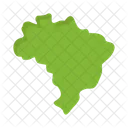 Map Country Brazil Icon