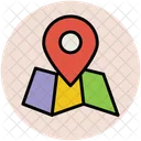 Map Pin Locator Icon