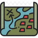 Map Military Strategy Icon