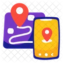 Map Mobile Travel Icon