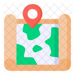 Map Icon - Download in Flat Style