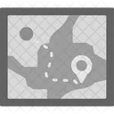 Map City Delivery Icon