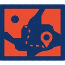 Map City Delivery Icon