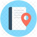 Map Book Pin Icon