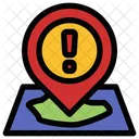 Disaster Point Warning Disaster Icon