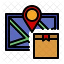 Location Package Tracking Icon