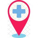 Map Pin Hospital Icon