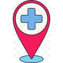 Map Pin Hospital Icon