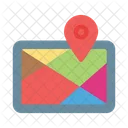 Map Tablet Pin Icon