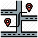 Map And Locaion  Icon