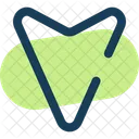 Map Arrow Down Userinterface Location Icon