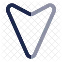 Map Arrow Down Userinterface Location Icon