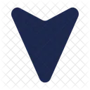 Map Arrow Down Userinterface Location Icon