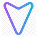 Map Arrow Down Userinterface Location Icon