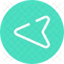 Map Arrow Left Userinterface Location Icon