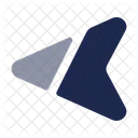 Map Arrow Left Userinterface Location Icon