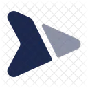 Map Arrow Right Userinterface Location Icon