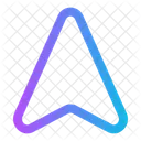 Map Arrow Up Userinterface Location Icon
