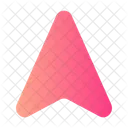 Map Arrow Up Userinterface Location Icon