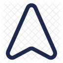 Map Arrow Up Userinterface Location Icon