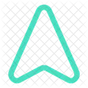 Map Arrow Up Userinterface Location Icon
