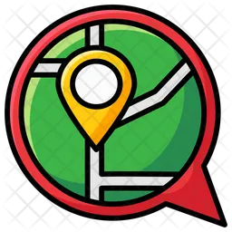 Map Chat  Icon