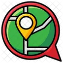 Map Chat Map Message Map Talk Icône