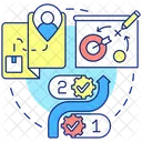 Map Customer Journey Icon