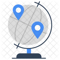 Map Globe  Icon