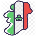 Irish Map Icon