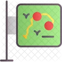 Map Navigation Guide Icon