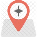 Map Locator Cardinal Icon