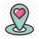 Map Love  Icon