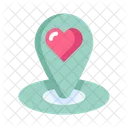 Map Love  Icon