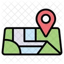 Map Marker Vacation Right Icon