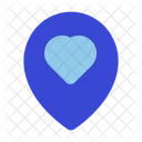Map Marker Favorite Icon