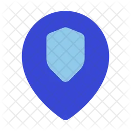 Map marker shield  Icon