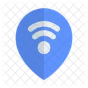 Map marker wifi  Icon